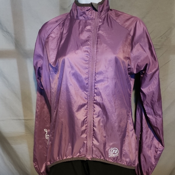 Novara Purple Utility Jacket with Iridescent Finish - Picture 3 of 6